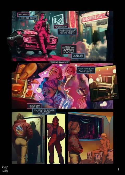 Cyberpunk Haze (Cyberpunk 2077) [BoxOfWant] rule 34 porn comic cover