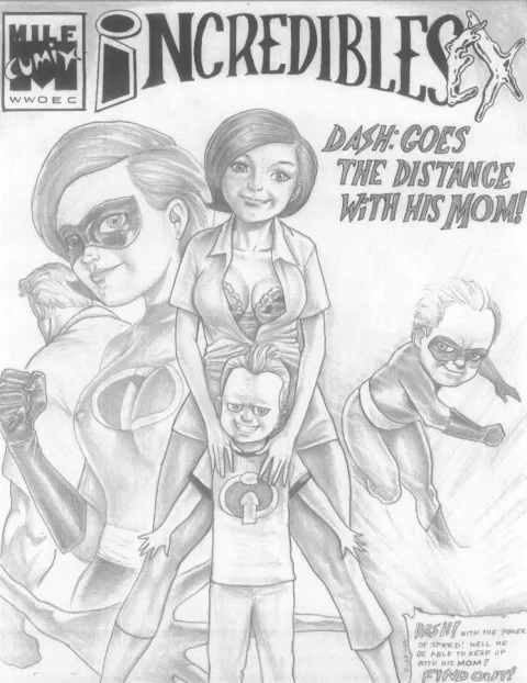 Dash Goes The Distance (The Incredibles) [Pandoras Box] rule 34 porn comic cover