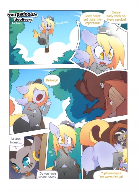 Derpadoodle Doolivery (My Little Pony – Friendship Is Magic) [Doxy] rule 34 porn comic cover