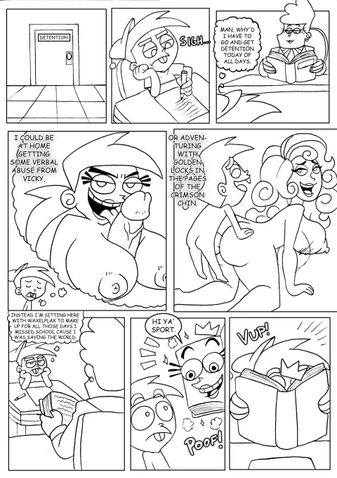 Detention Blue Balls (The Fairly OddParents) [DarkYamatoMan , Grigori] rule 34 porn comic cover