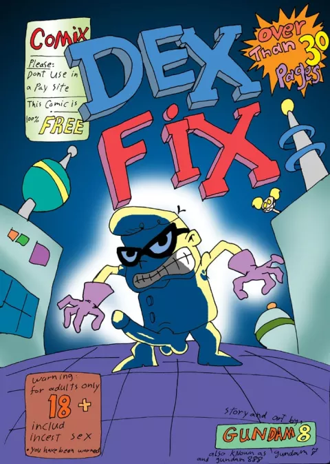 Dex Fix (Dexter’s Laboratory) [Gundam888] rule 34 porn comic cover