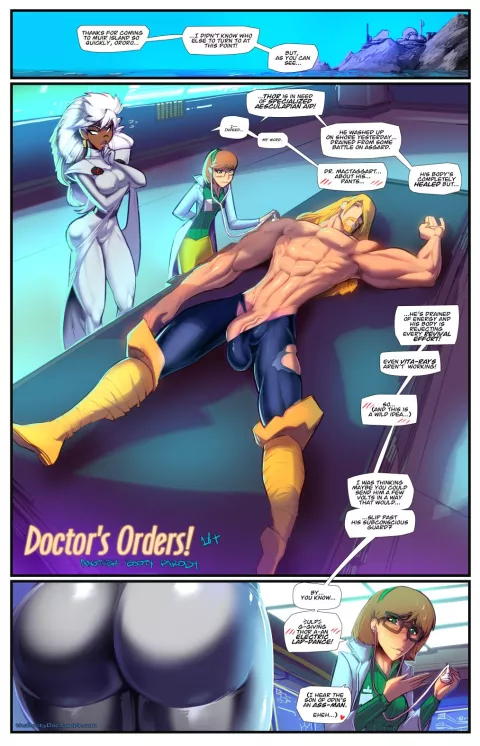 Doctor’s Orders (X-Men , The Avengers) [Fred Perry] rule 34 porn comic cover