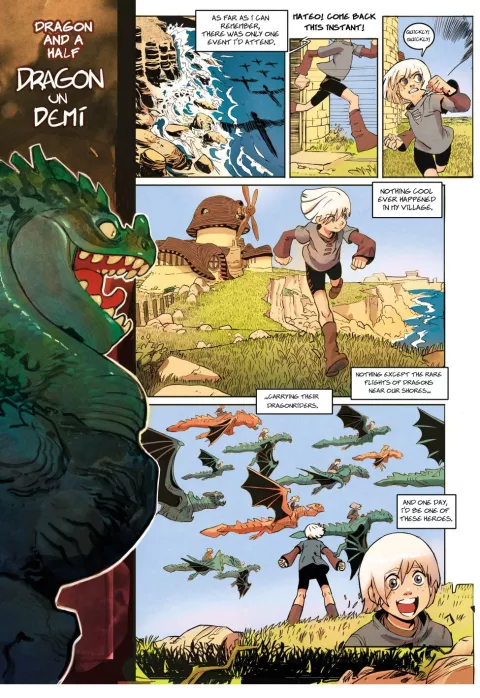 Dragon And A Half [JJFrenchie] rule 34 porn comic cover