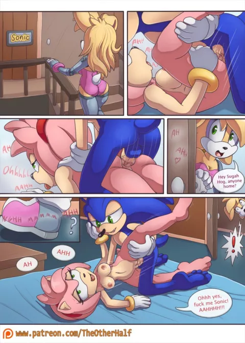 Eavesdropping (Sonic the Hedgehog) [TheOtherHalf] rule 34 porn comic cover
