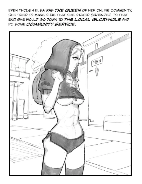 Elsa Glory (Frozen) [Disclaimer] rule 34 porn comic cover