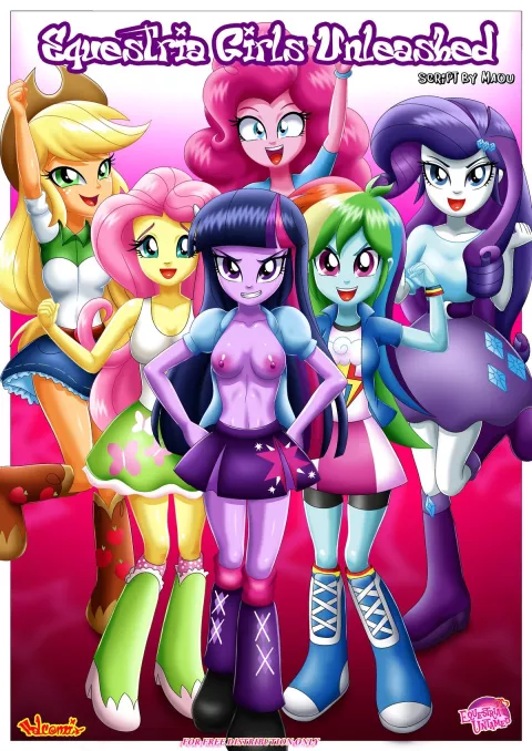 Equestria Girls Unleashed (My Little Pony – Equestria Girls) [PalComix] rule 34 porn comic cover