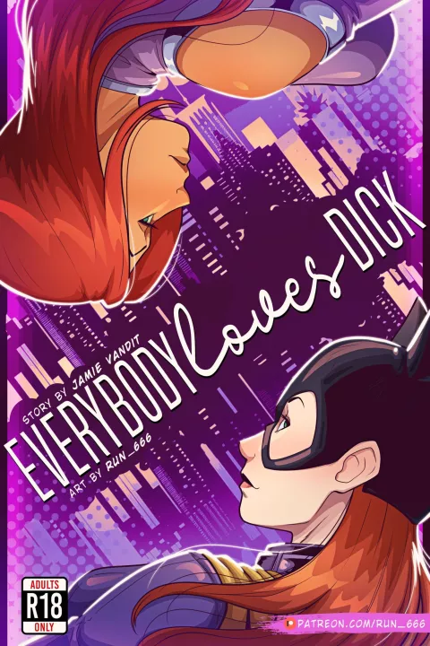 Everybody Loves Dick (Teen Titans) [Run 666] rule 34 porn comic cover