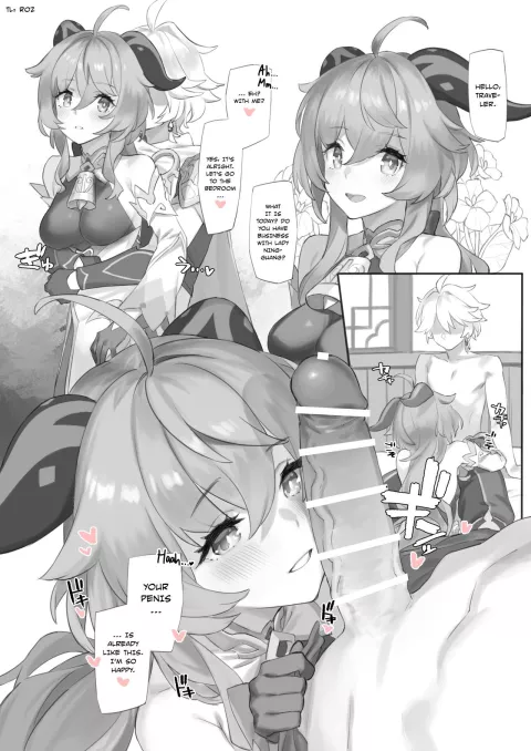 Fawning on Ganyu (Genshin Impact) [92M] rule 34 porn comic cover