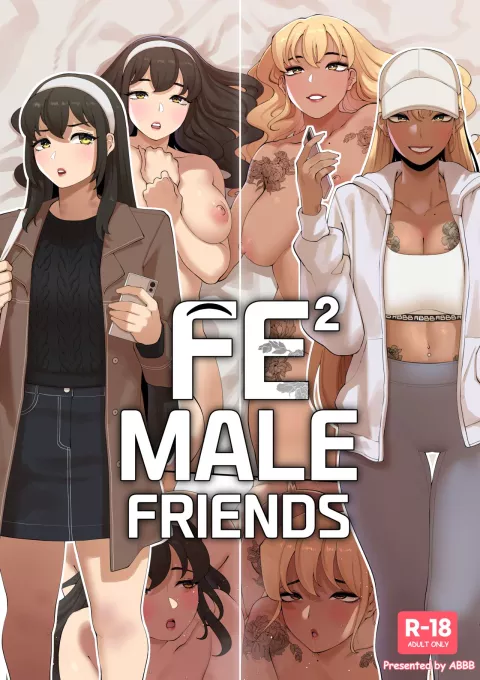 Fe²Male Friends [ABBB] rule 34 porn comic cover
