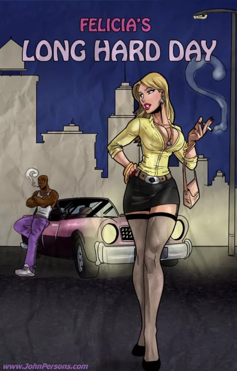 Felicia’s Long Hard Day [JohnPersons.com] rule 34 porn comic cover