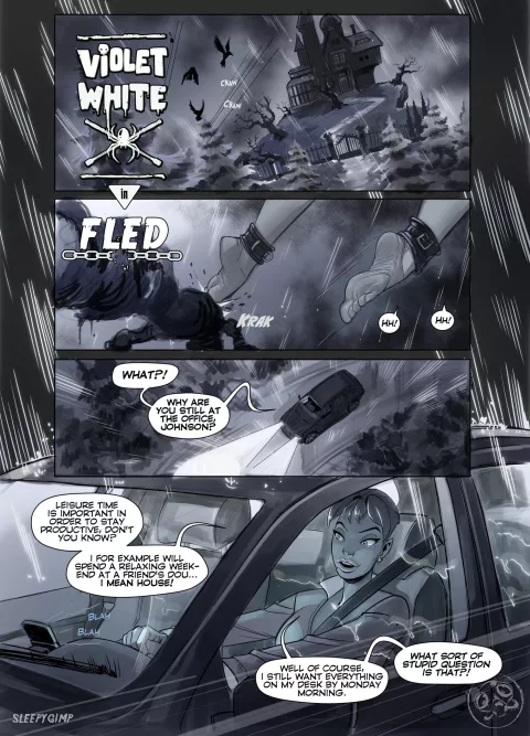 Fled [Sleepy Gimp] rule 34 porn comic cover