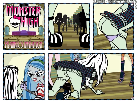 Frankie’s Initiation (Monster High) [Blargsnarf] rule 34 porn comic cover