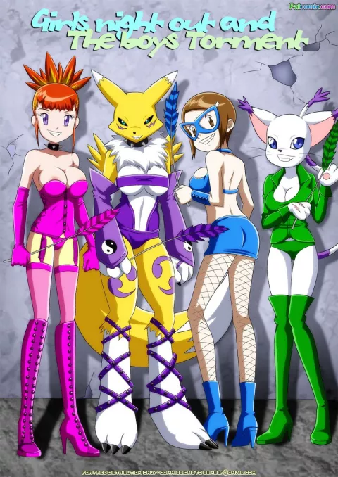 Girls Night Out And The Boys Torment (Various) [Palcomix] rule 34 porn comic cover