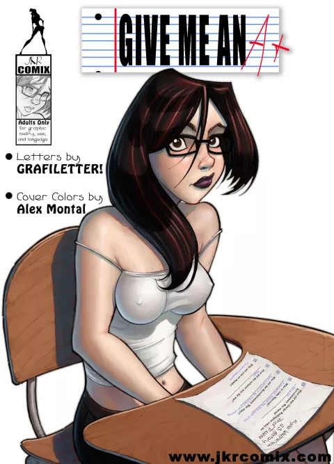 Give Me An A+ [JKRComix] rule 34 porn comic cover