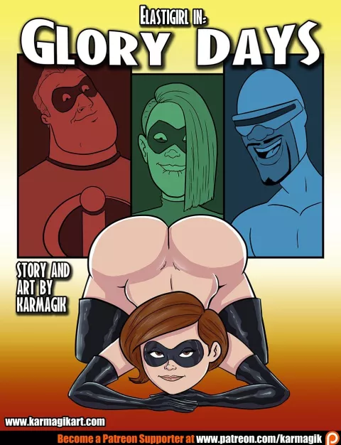 Glory Days (The Incredibles) [Karmagik] rule 34 porn comic cover