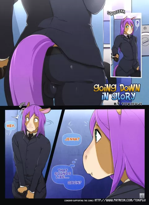 Going Down in Glory [Tokifuji] rule 34 porn comic cover