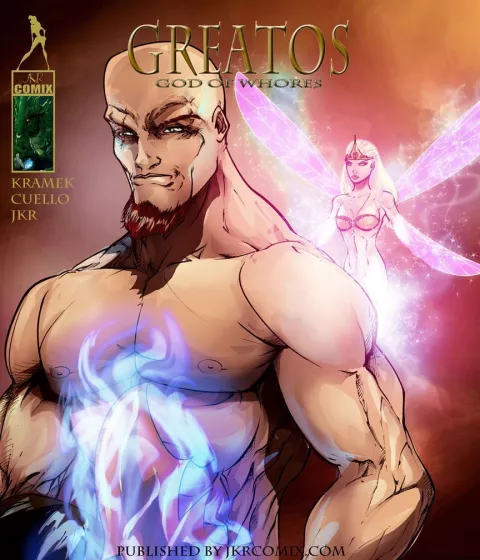 Greatos – God Of Whores (God Of War) [JKRComix] rule 34 porn comic cover
