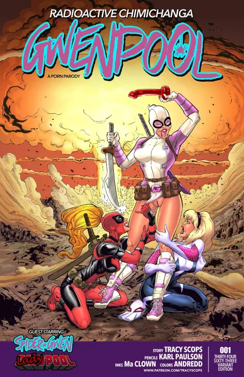 Gwenpool (Spider-Man , Deadpool) [Tracy Scops] rule 34 porn comic cover