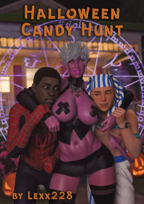 Halloween Candy Hunt [Lexx228] rule 34 porn comic cover