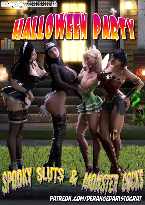 Halloween Party [Deranged Aristocrat] rule 34 porn comic cover