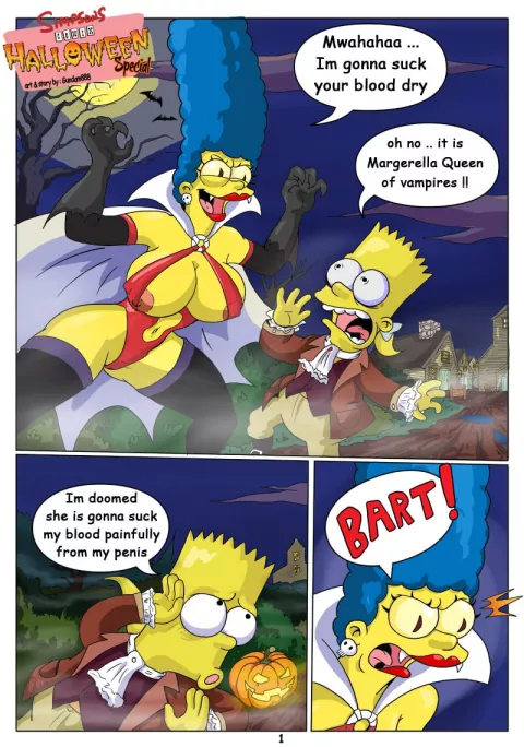 Halloween Special (The Simpsons) [Gundam888] rule 34 porn comic cover