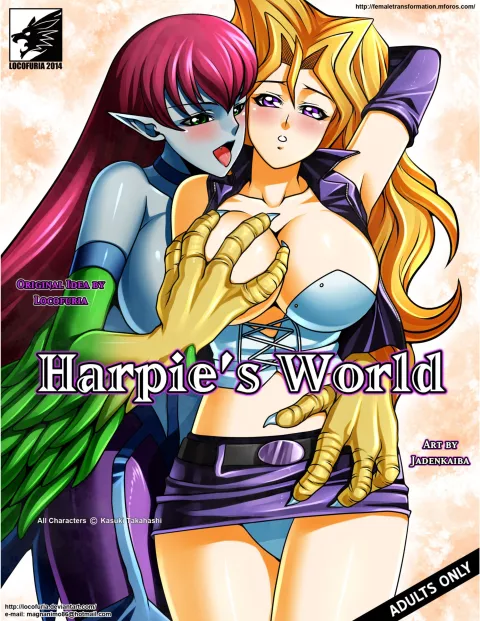 Harpie’s World (Yu-Gi-Oh!) [JadenKaiba] rule 34 porn comic cover