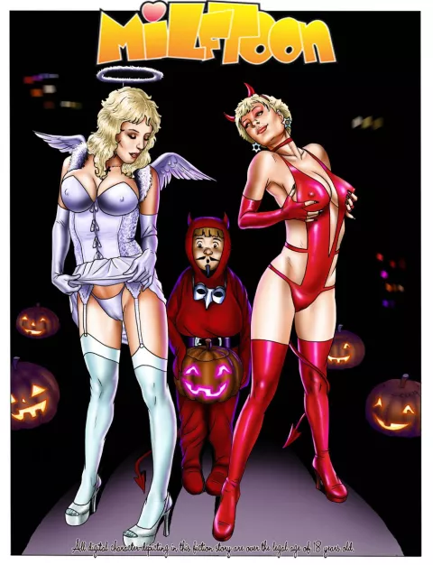 Hell-O-Ween [MILFToon] rule 34 porn comic cover
