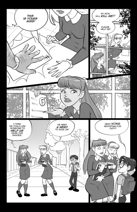 Helping With Grades [Mark Kleanup] rule 34 porn comic cover