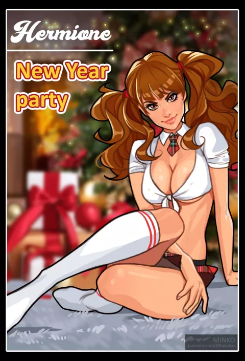 Hermione: New Year party (Harry Potter) [Olena Minko] rule 34 porn comic cover