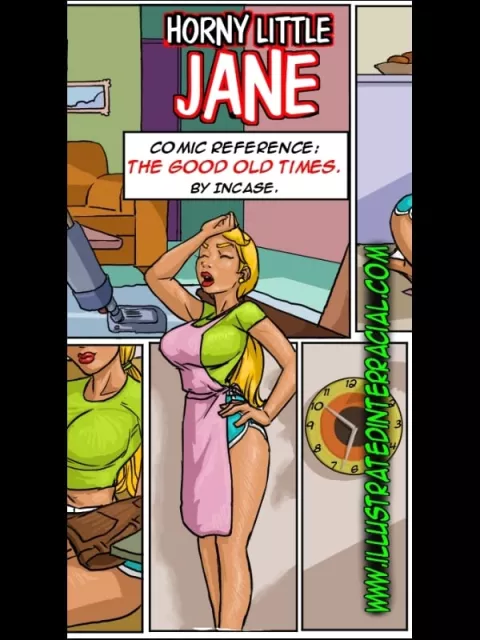 Horny Little Jane [IllustratedInterracial] rule 34 porn comic cover