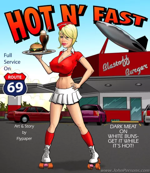 Hot N’ Fast [JohnPersons.com , Flypaper] rule 34 porn comic cover