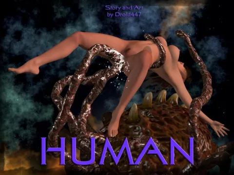 Human [3DMonsterStories] rule 34 porn comic cover