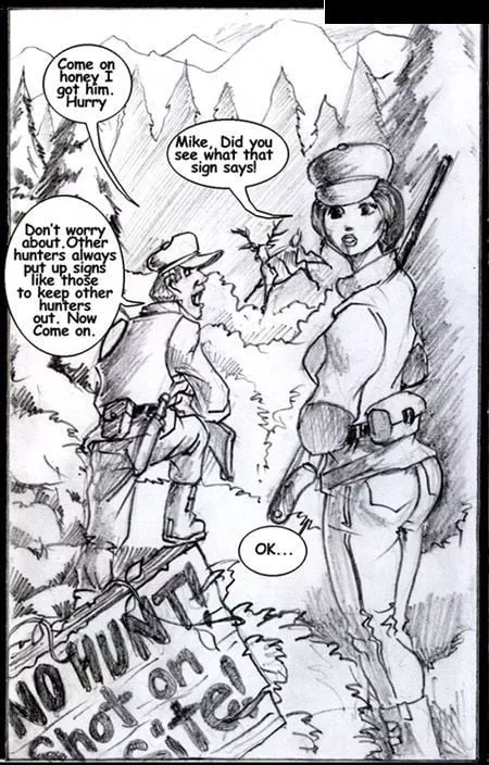Hunt [IllustratedInterracial] rule 34 porn comic cover