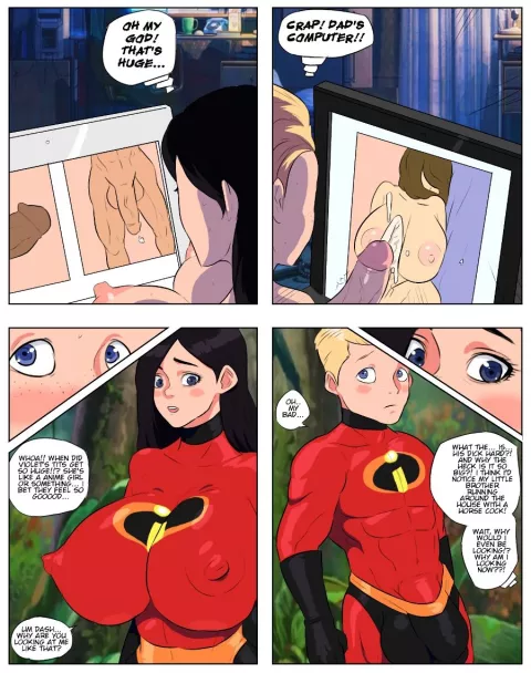 Incestibles (The Incredibles) [Jay Marvel] rule 34 porn comic cover