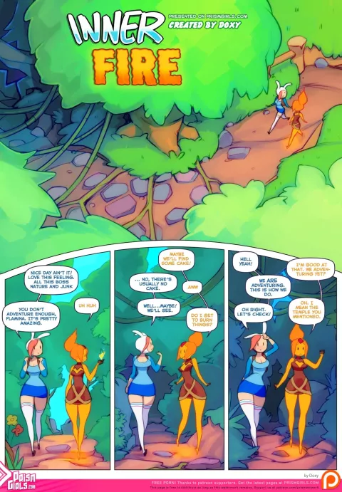 Inner Fire (Adventure Time) [Doxy] rule 34 porn comic cover