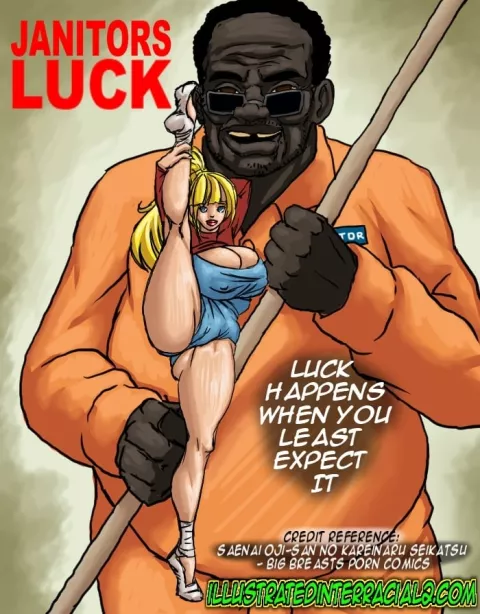Janitor’s Luck [IllustratedInterracial] rule 34 porn comic cover