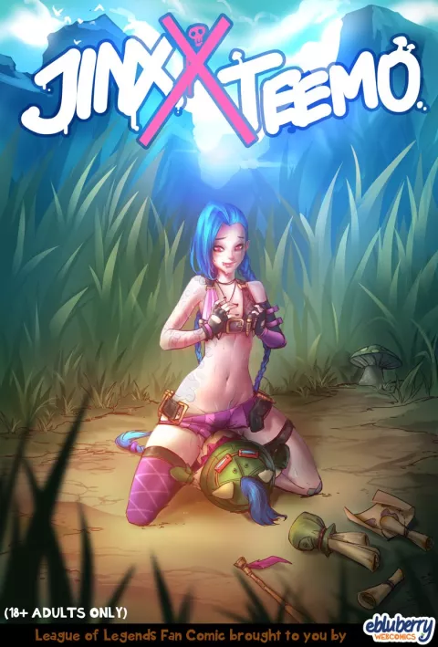 Jinx X Teemo (League of Legends) [Ebluberry] rule 34 porn comic cover