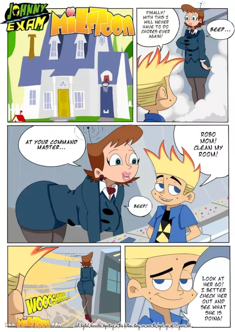 Johnny Exam (Johnny Test) [MILFToon] rule 34 porn comic cover