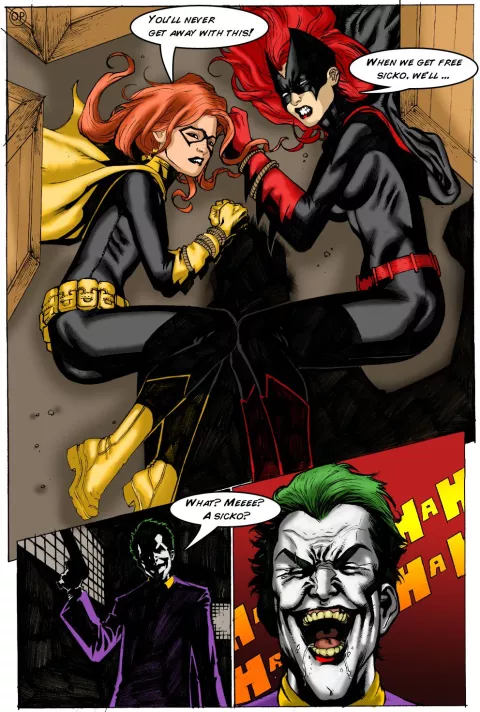 Joker VS Batwoman (Batman) [Shade] rule 34 porn comic cover