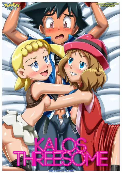 Kalos Threesome (Pokemon) [PalComix] rule 34 porn comic cover