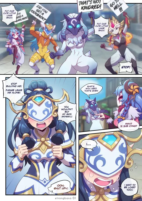 Kindred (League of Legends) [Strong Bana] rule 34 porn comic cover