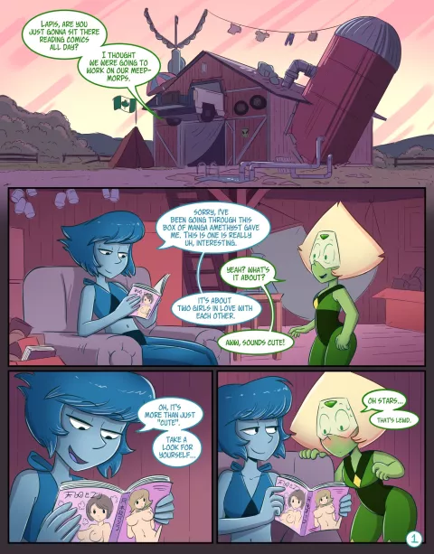 Lapidot Comic (Steven Universe) [CubedCoconut] rule 34 porn comic cover