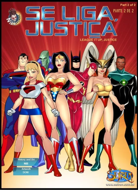 League It Up, Justice (Justice League) [Seiren] rule 34 porn comic cover