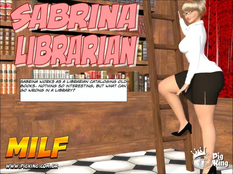 Librarian – Sabrina [PigKing] rule 34 porn comic cover