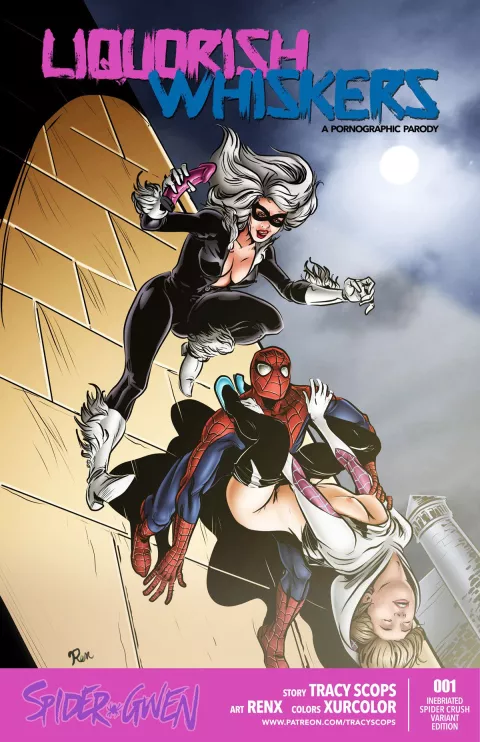 Liquorish Whiskers (Spider-Man) [Tracy Scops] rule 34 porn comic cover