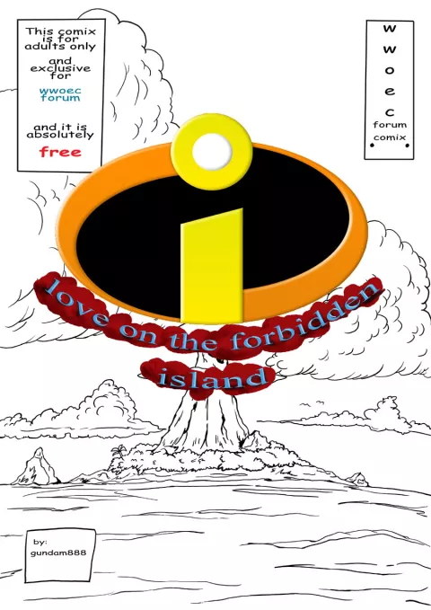 Love On The Forbidden Island (The Incredibles) [Gundam888] rule 34 porn comic cover