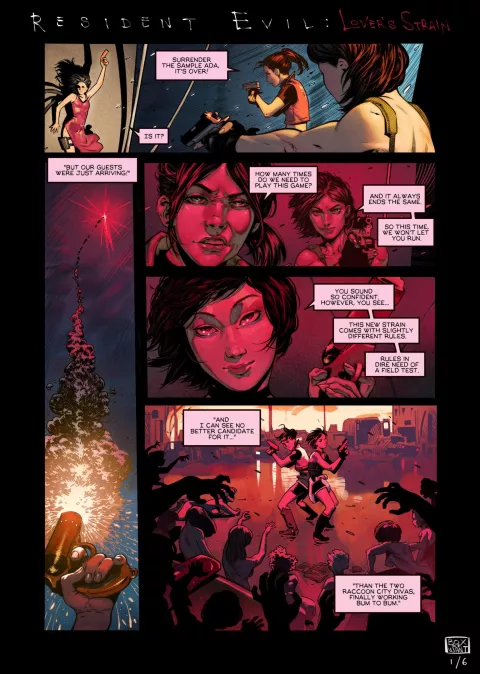 Lover’s Strain (Resident Evil) [BoxOfWant] rule 34 porn comic cover