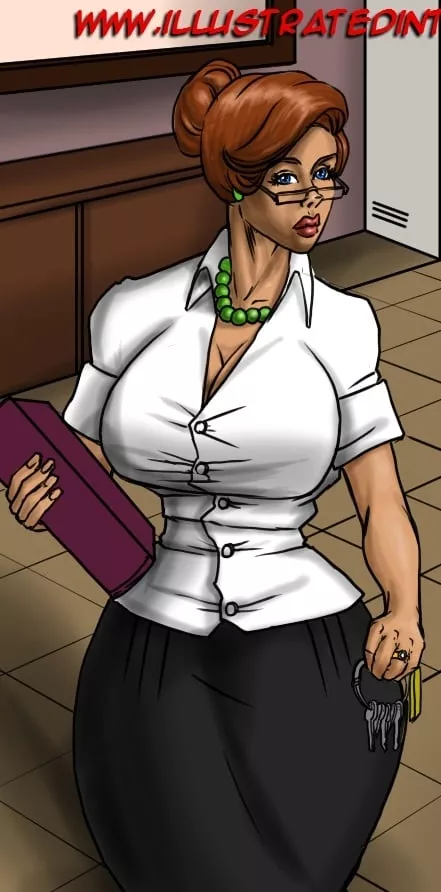 Lust For The Librarian [IllustratedInterracial] rule 34 porn comic cover