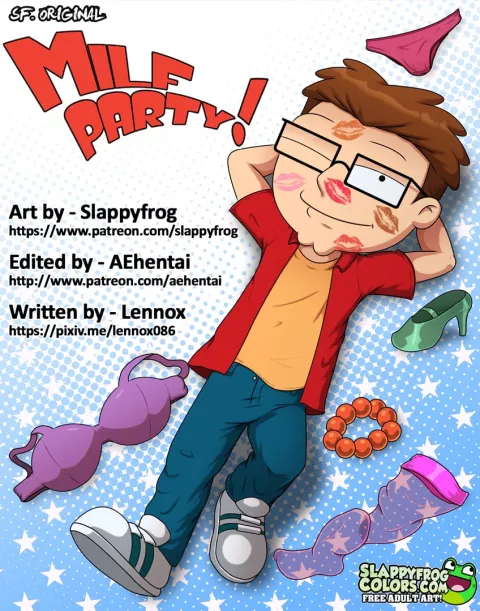 MILF Party (Various) [SlappyFrog] rule 34 porn comic cover