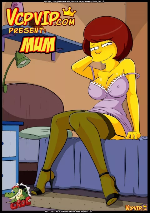 Mama (The Simpsons) [Croc] rule 34 porn comic cover